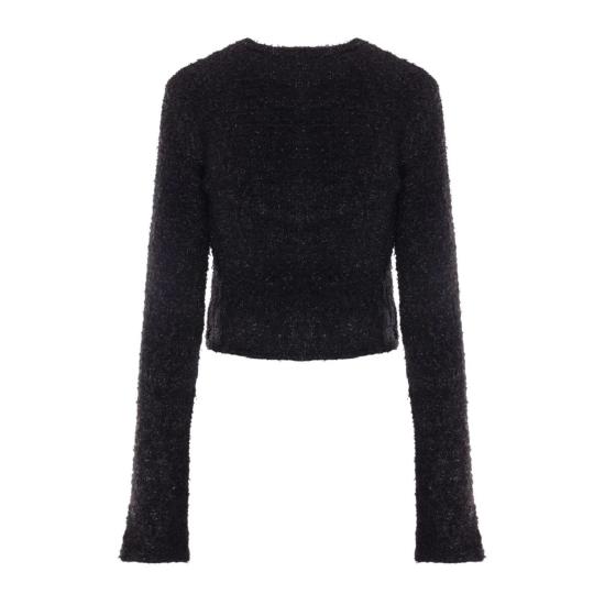 24FW 발렌시아가 긴팔 티셔츠 793604T3328 1000 BLACK - BALENCIAGA