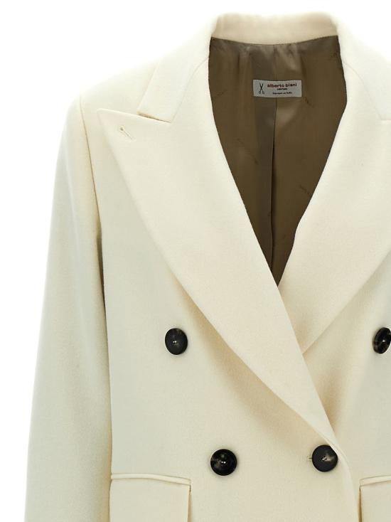 24FW 알베르토비아니 코트 OV820W0003911 WHITE - ALBERTO BIANI