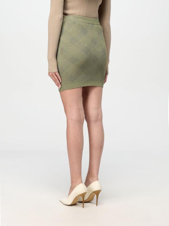 25FW 발망 숏 스커트 DF0LB196KH60 7CO Green - BALMAIN