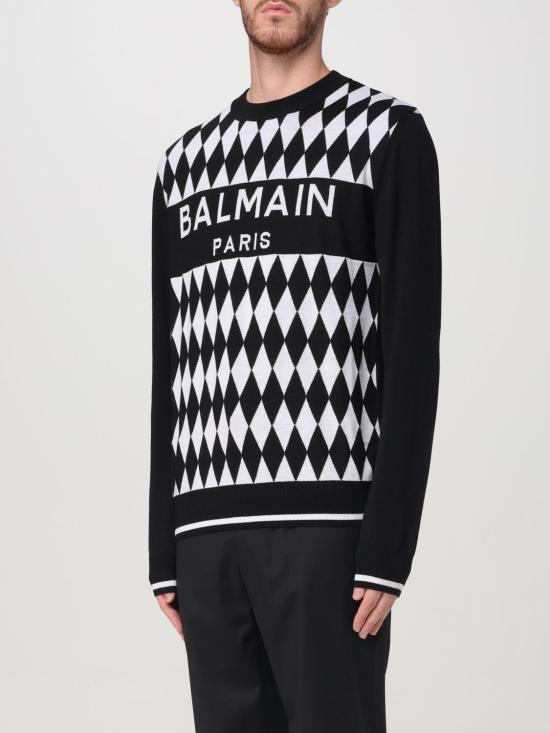  발망 스웨터 DH1KD000KG95 EAB Black - BALMAIN