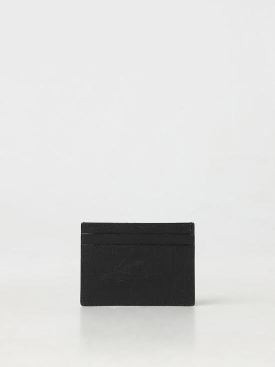25FW 생로랑 모노그램 카드지갑 485631C9H0U 1000 Black - SAINT LAURENT