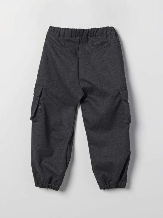 25FW [키즈] 엠에스지엠 스트레이트 팬츠 F4MSJBPA022 100 Grey - MSGM