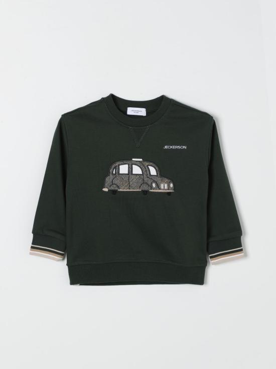 24FW [키즈] 제커슨 풀오버 JB4286 VERDE BOSCO Forest Green