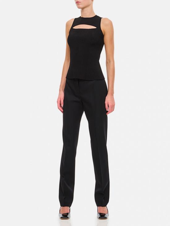 25FW 알렉산더 맥퀸 민소매 티셔츠 798362Q1BAQ 1000 Black - ALEXANDER MCQUEEN