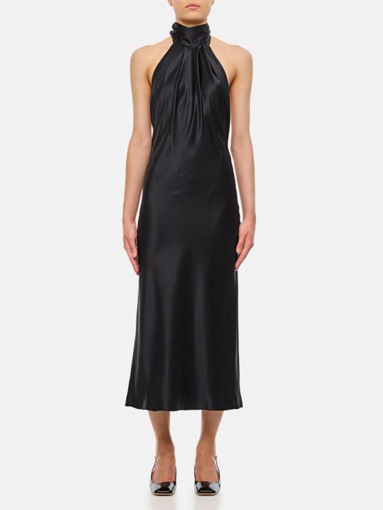 24FW 막스마라 롱 원피스 2421226141600 002 Black