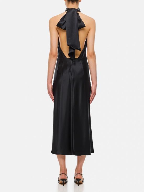 24FW 막스마라 롱 원피스 2421226141600 002 Black - MAX MARA