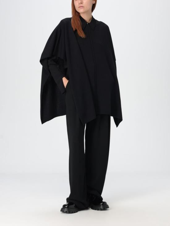 24FW 파비아나 필리피 / 여성 카라 케이프 SAD214A814N128 825 Black BPG - FABIANA FILIPPI