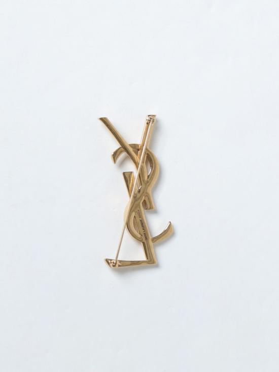 24FW 생로랑 브로치 700582Y1500 8204 Gold - SAINT LAURENT