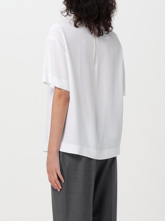  모스키노 반팔 티셔츠 02150433 1001 White - MOSCHINO