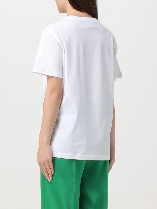  모스키노 반팔 티셔츠 07110441 1001 White - MOSCHINO