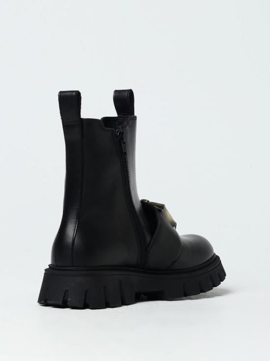 24FW [키즈] 디스퀘어드2 미들 부츠 7934502 Black - DSQUARED2