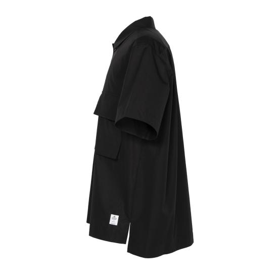  사카이 반팔 셔츠 2403328M 001 BLACK - SACAI