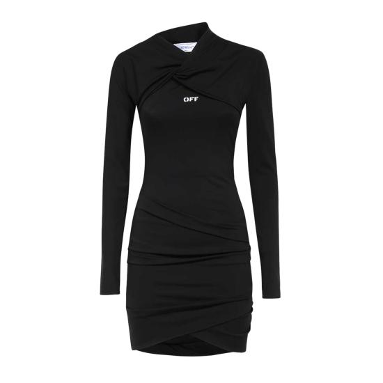  오프화이트 미디 원피스 OWDB486F23JER001 1001