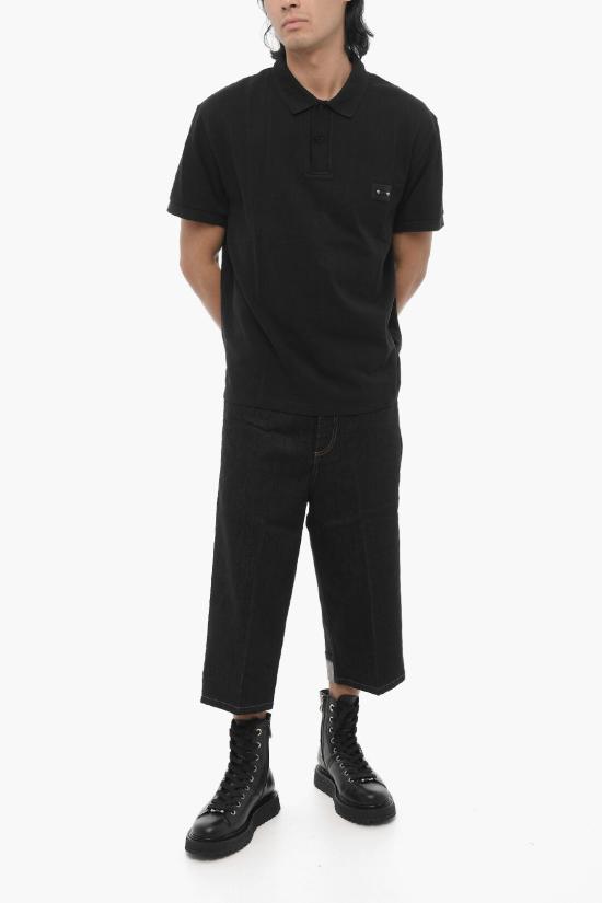  닐바렛 폴로 티셔츠 MY70223A Y517 001N Black - NEIL BARRETT