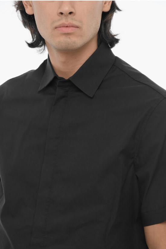  닐바렛 반팔 셔츠 MY60215A Y037 001N Black - NEIL BARRETT