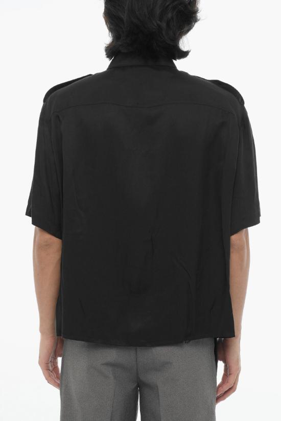  닐바렛 반팔 셔츠 MY60216A Y036 001N Black - NEIL BARRETT