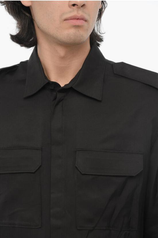  닐바렛 반팔 셔츠 MY60216A Y036 001N Black - NEIL BARRETT