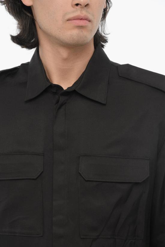  닐바렛 반팔 셔츠 MY60216A Y036 001N Black - NEIL BARRETT