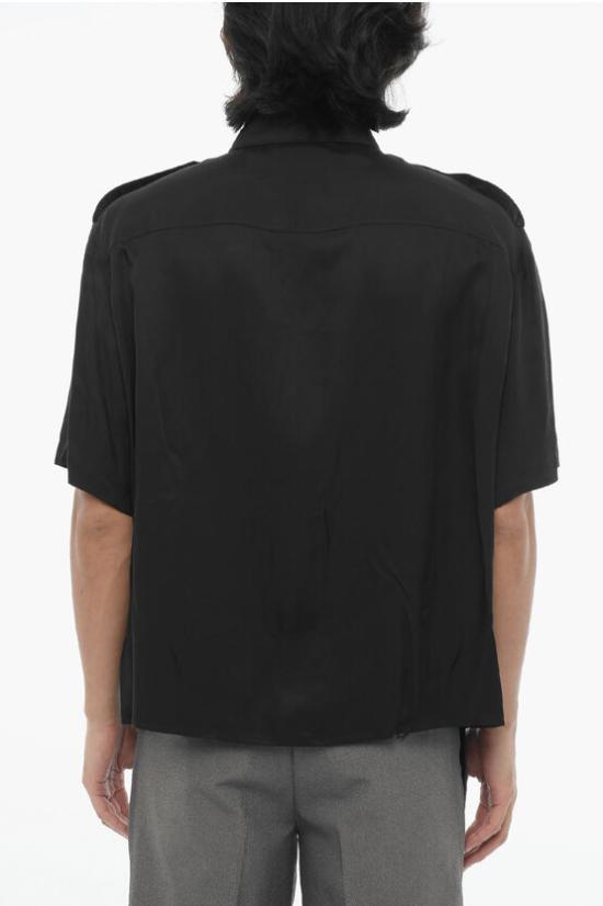  닐바렛 반팔 셔츠 MY60216A Y036 001N Black - NEIL BARRETT