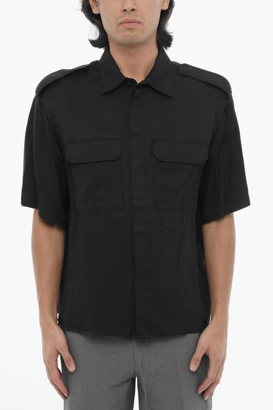  닐바렛 반팔 셔츠 MY60216A Y036 001N Black