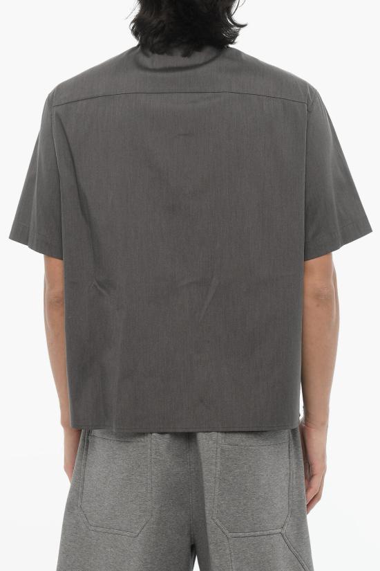  닐바렛 반팔 셔츠 MY60215A Y050 035N Gray - NEIL BARRETT