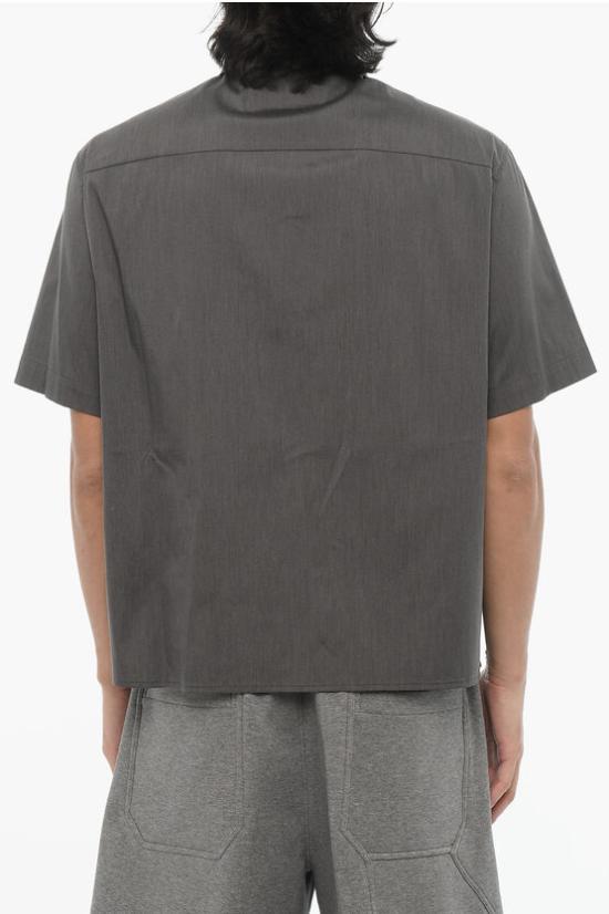  닐바렛 반팔 셔츠 MY60215A Y050 035N Gray - NEIL BARRETT