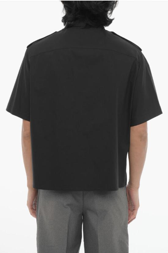  닐바렛 반팔 셔츠 MY60216A Y037 001N Black - NEIL BARRETT