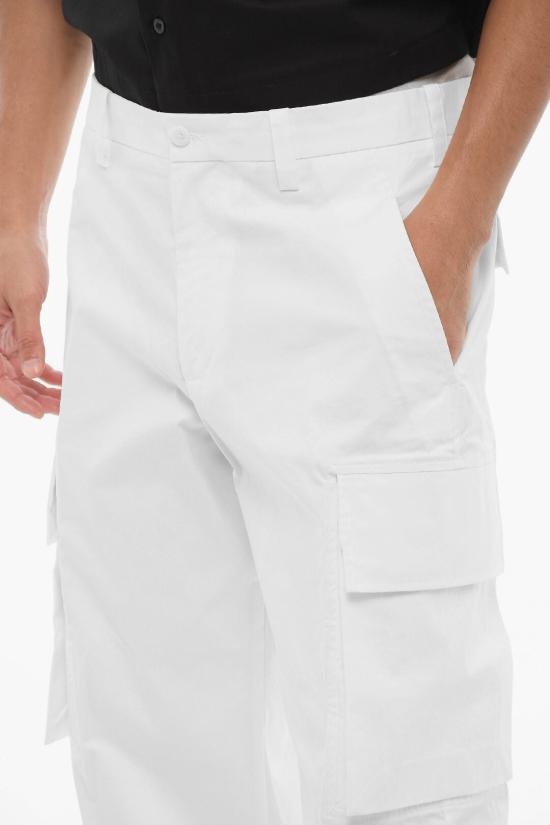  닐바렛 트레이닝/조거 팬츠 MY30077B Y033 100N White - NEIL BARRETT