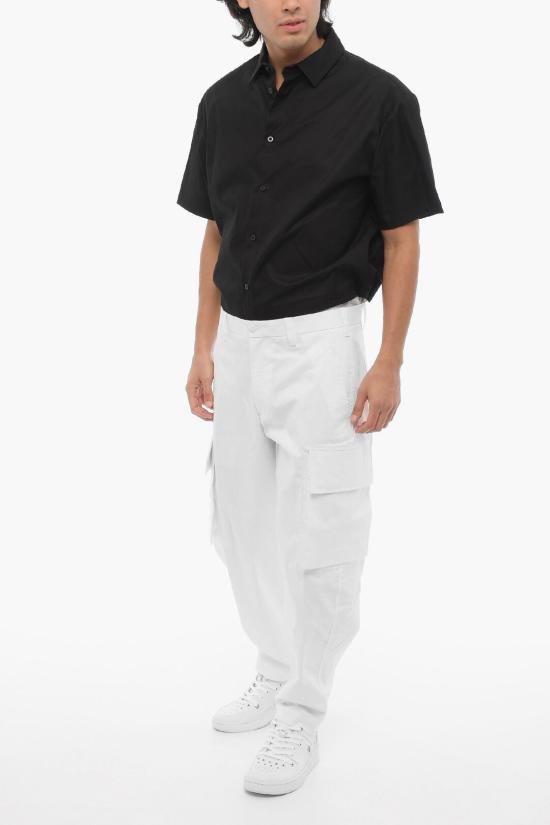  닐바렛 트레이닝/조거 팬츠 MY30077B Y033 100N White - NEIL BARRETT