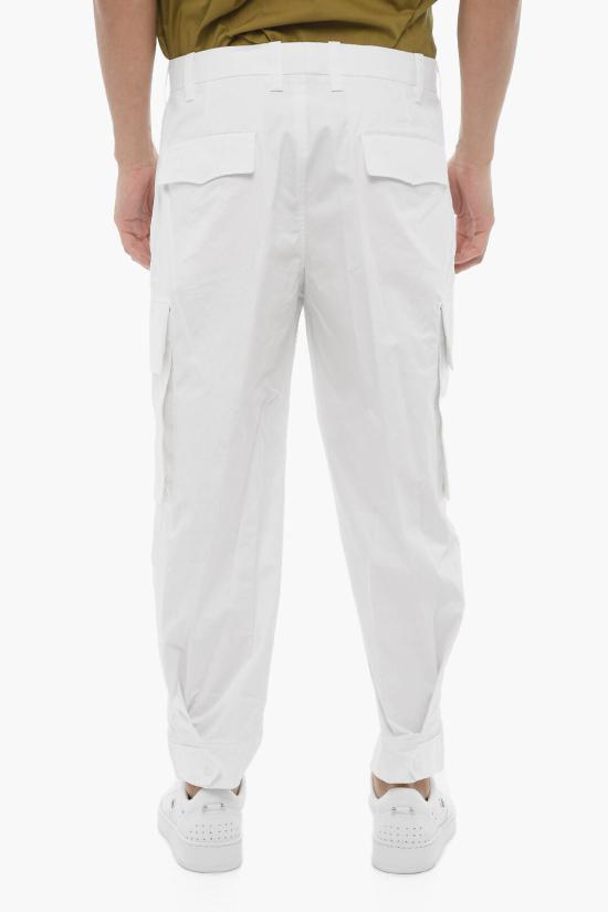  닐바렛 트레이닝/조거 팬츠 MY30077H Y033 100N White - NEIL BARRETT