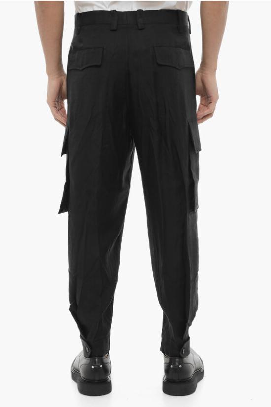  닐바렛 카고 팬츠 MY30077B Y032 001N Black - NEIL BARRETT