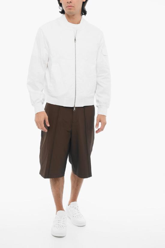  닐바렛 봄버 자켓 MY61002A Y037 100N White - NEIL BARRETT