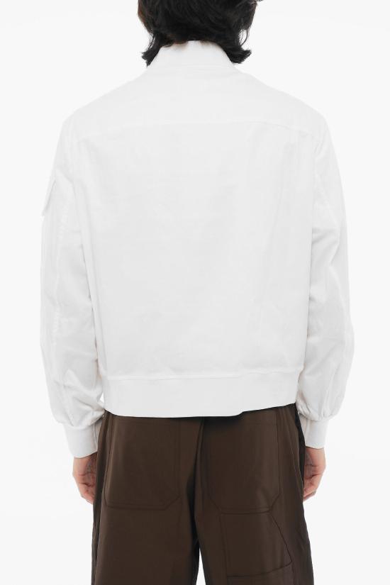  닐바렛 봄버 자켓 MY61002A Y037 100N White - NEIL BARRETT