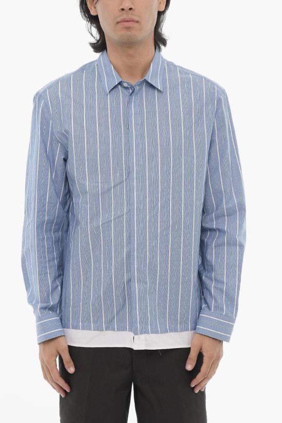  닐바렛 긴팔 셔츠 MY60217C Y075 090N Blue
