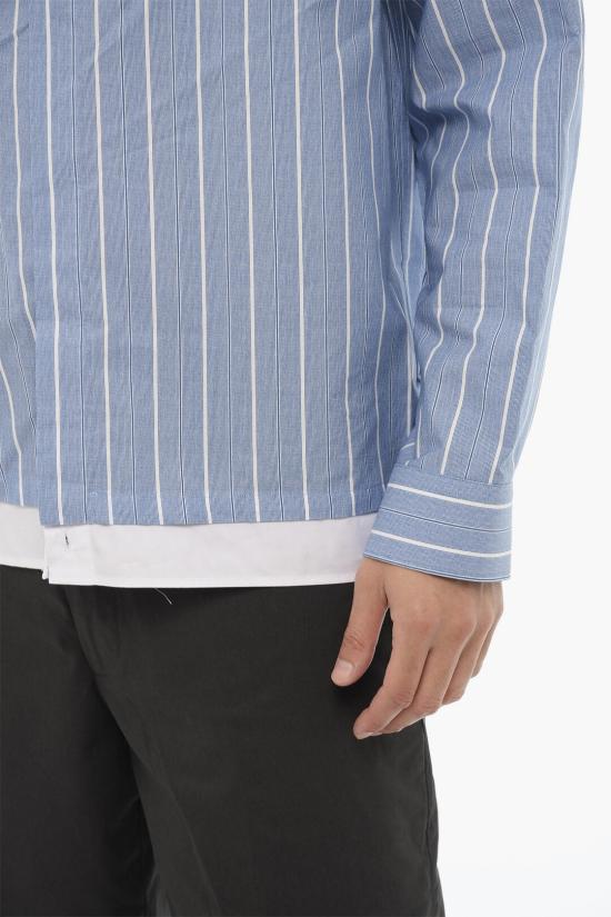  닐바렛 긴팔 셔츠 MY60217C Y075 090N Blue - NEIL BARRETT