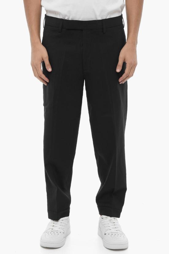  닐바렛 스트레이트 팬츠 MY30488L Y000 001N Black