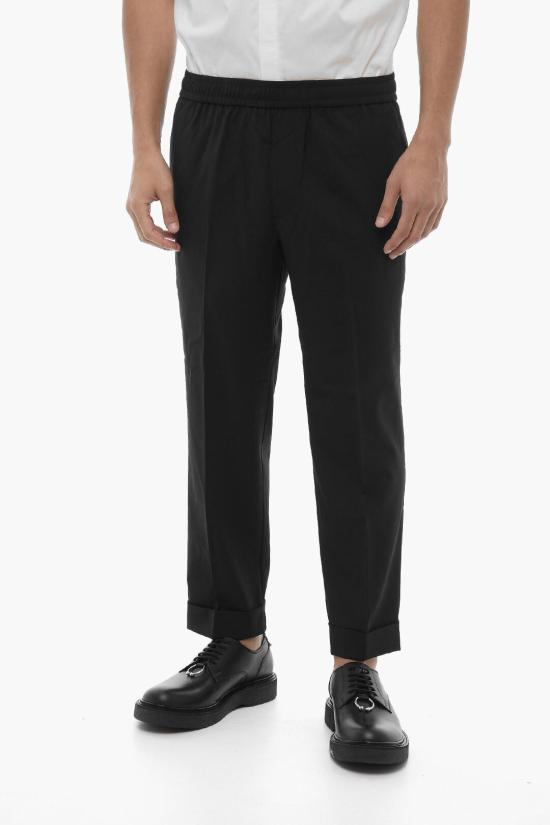  닐바렛 스트레이트 팬츠 MY30635L Y000 001N Black