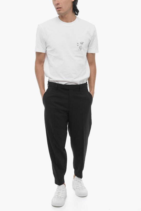  닐바렛 트레이닝/조거 팬츠 MY30078L Y000 402N Midnight blue - NEIL BARRETT