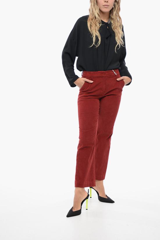  트루 로얄 스트레이트 팬츠 T294C02027 Red - TRUE ROYAL