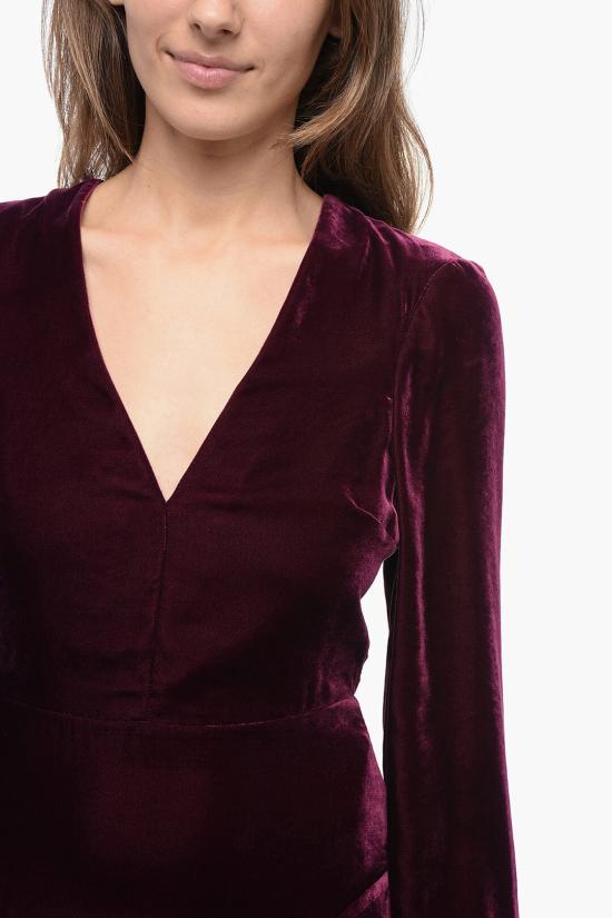  스텔라 맥카트니 미디 원피스 6A0083SJB245201 Burgundy - STELLA MCCARTNEY
