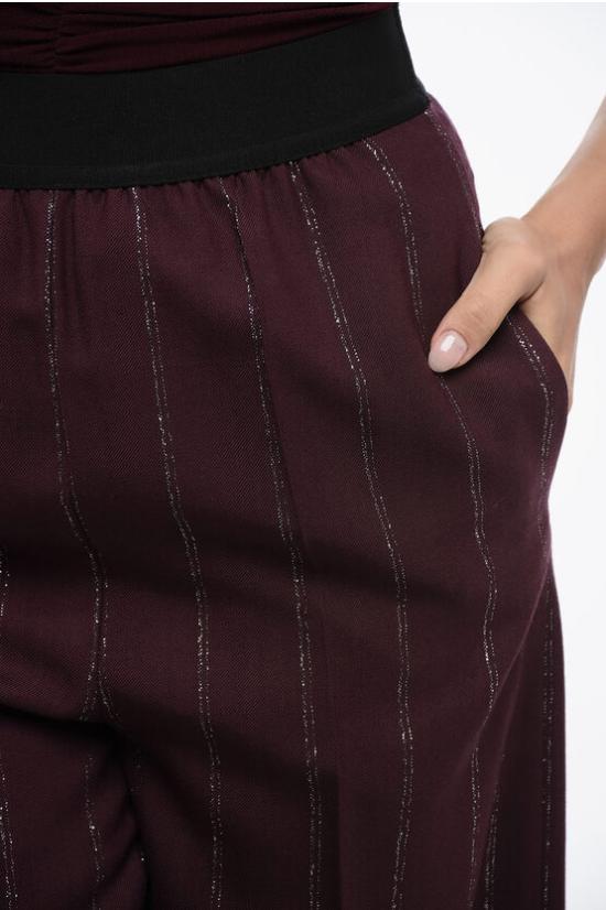  스텔라 맥카트니 스트레이트 팬츠 6400223AR7505000 Burgundy - STELLA MCCARTNEY