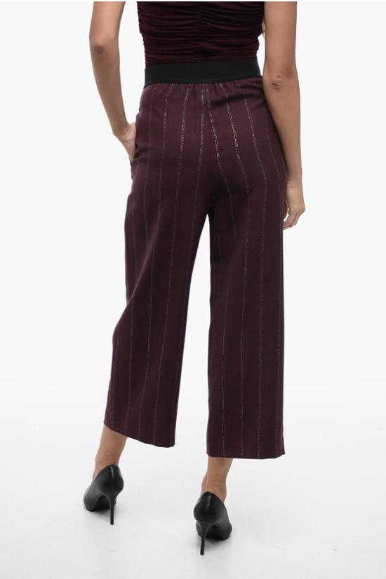  스텔라 맥카트니 스트레이트 팬츠 6400223AR7505000 Burgundy - STELLA MCCARTNEY