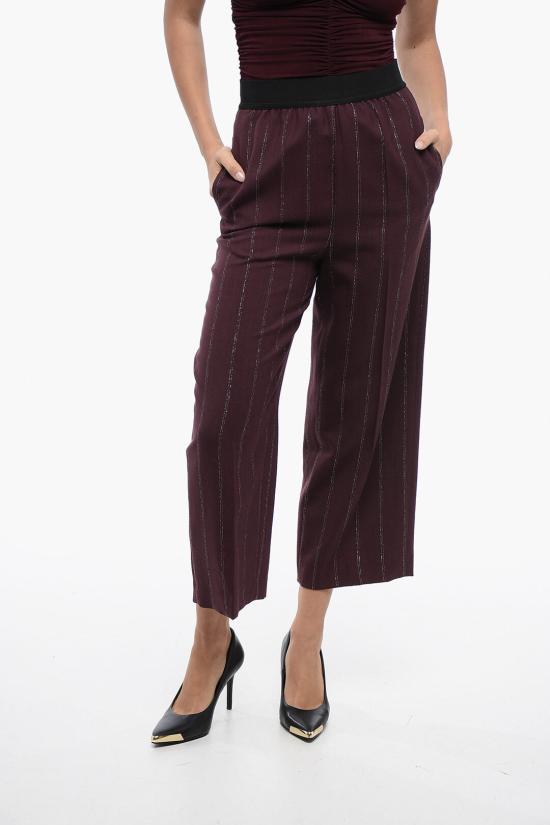  스텔라 맥카트니 스트레이트 팬츠 6400223AR7505000 Burgundy