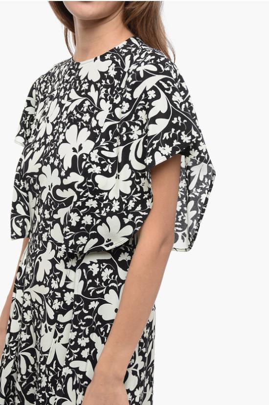  스텔라 맥카트니 숏 원피스 6A0026 3CS213 8420 Black White - STELLA MCCARTNEY