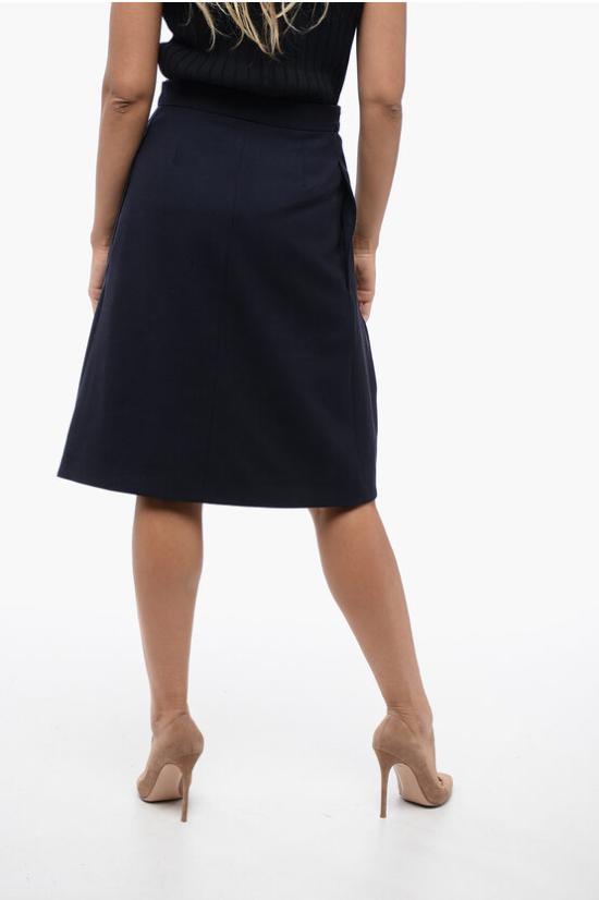  아미 숏 스커트 FSK217 WV0026 430 Blue - AMI