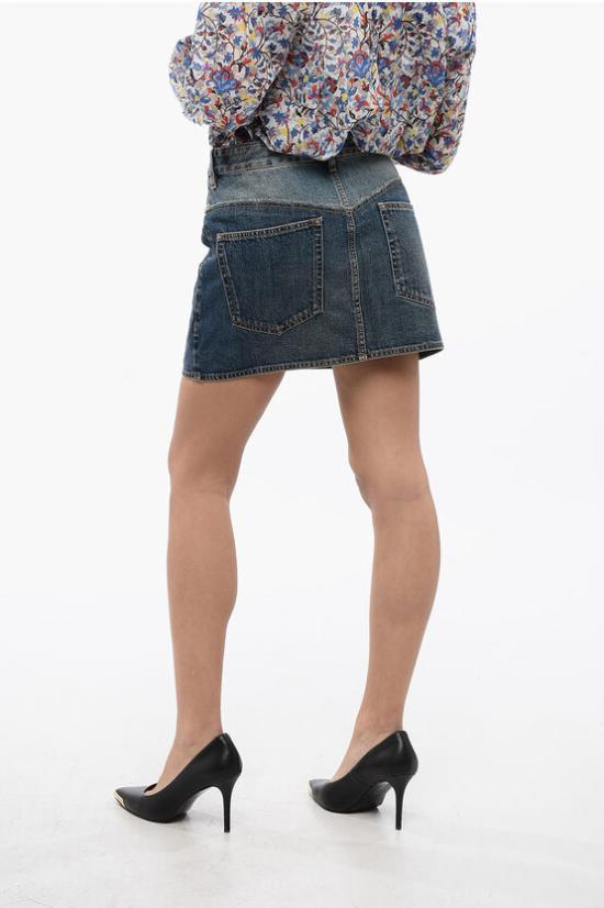  이자벨마랑 숏 스커트 JU0117FA A4H13I 30DB Blue - ISABEL MARANT