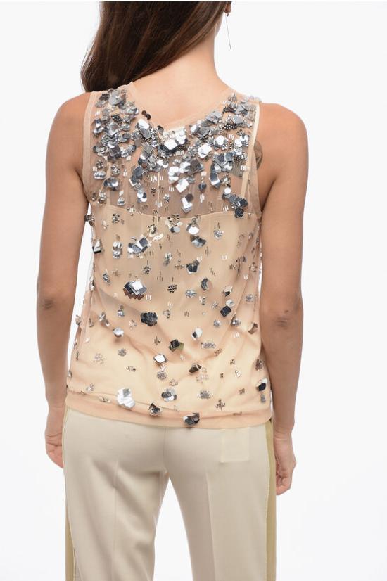  파로쉬 민소매 티셔츠 D310995 857 Beige - PAROSH