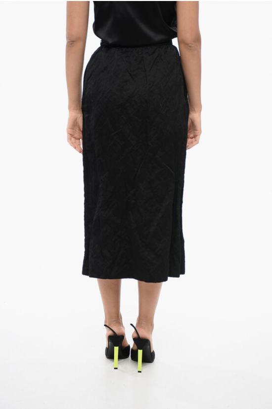  디올 롱 스커트 351J01A 3190 9000 Black - DIOR