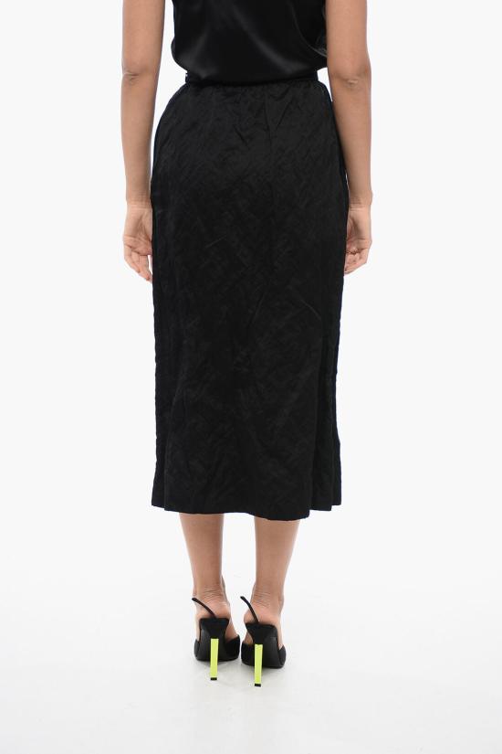  디올 롱 스커트 351J01A 3190 9000 Black - DIOR