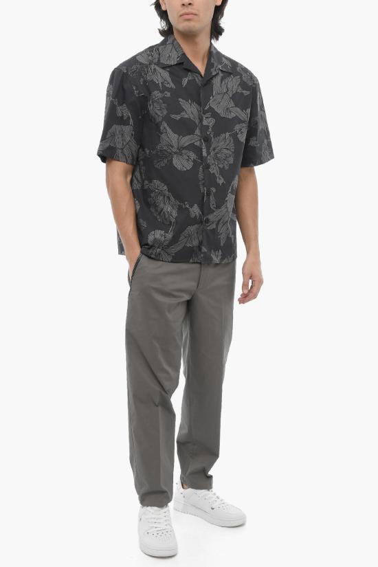  닐바렛 반팔 셔츠 MY60214A Y059 763N Gray - NEIL BARRETT